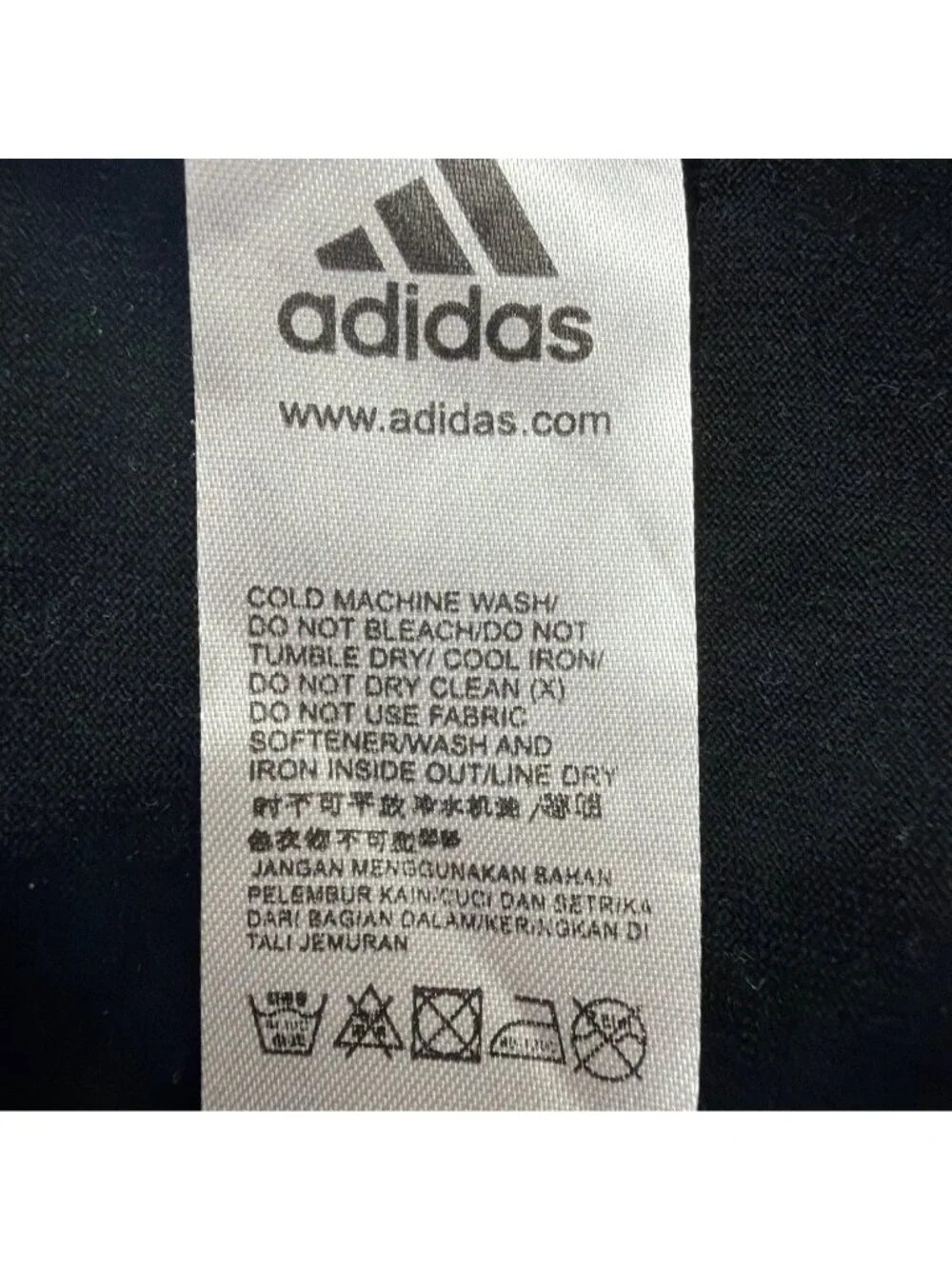 Adidas Mens Black Comfortable Crew Neck T-Shirt With Classic Logo Size XXL